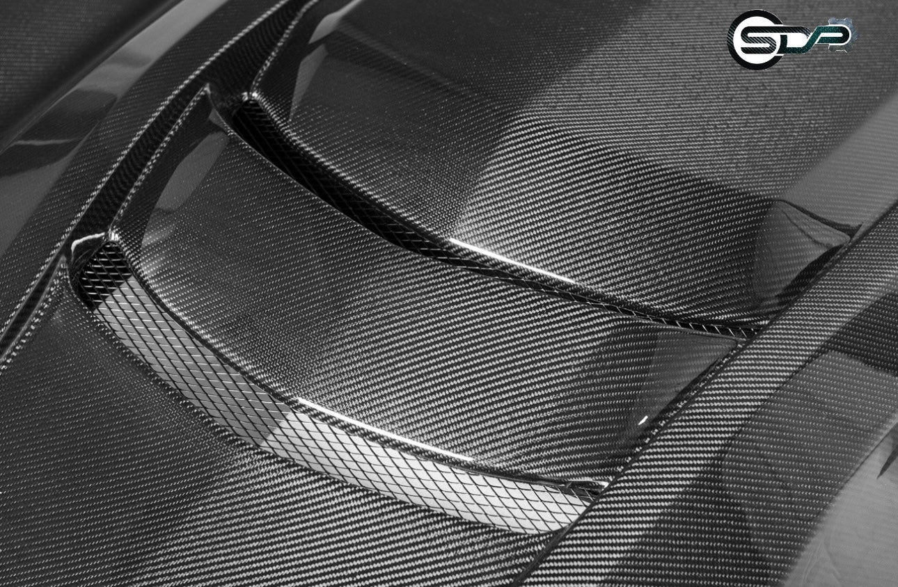 2014-19 C7 | ZR1 CARBON FIBER Cowl Vented Extractor Hood