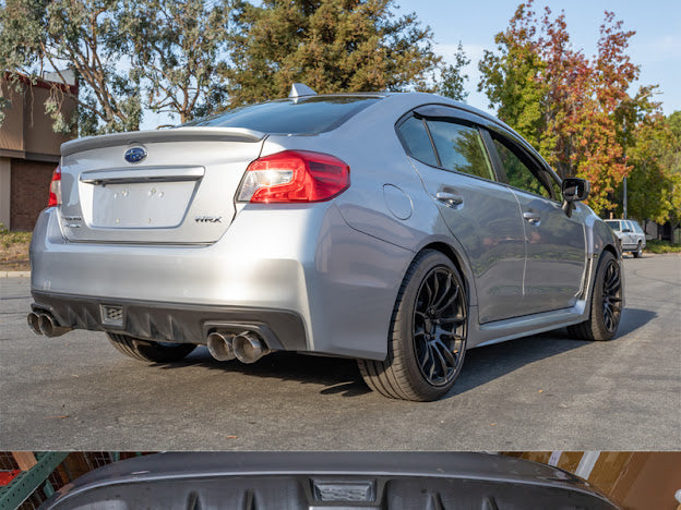 2015-2021 SUBARU WRX / STI | MUFFLER DELETE AXLE BACK EXHAUST 4 INCH CHROME QUAD TIPS
