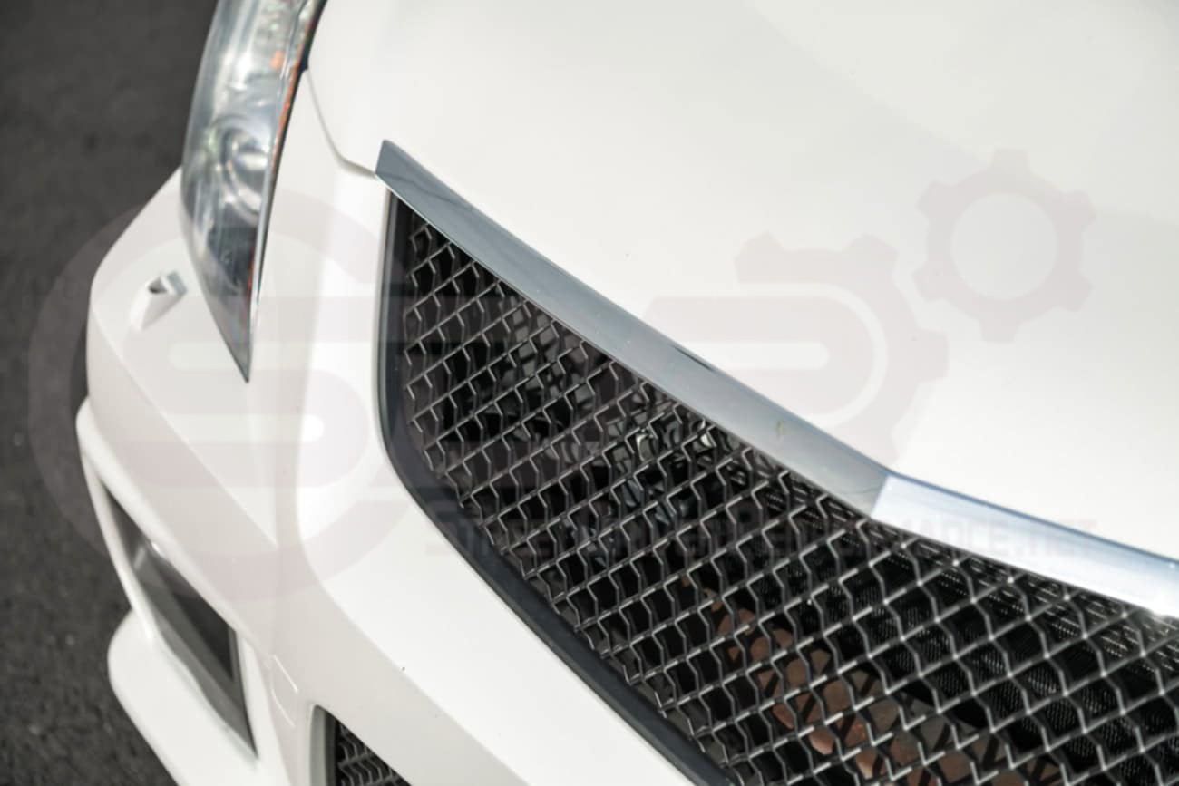 2009-2015 CTS-V V2 -  Black front grilles set (blank no emblem)