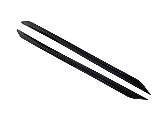 2019-Up BMW G20 3-Series | M-Sport Style GLOSSY BLACK Side Skirts Rocker Panel Ground Effects
