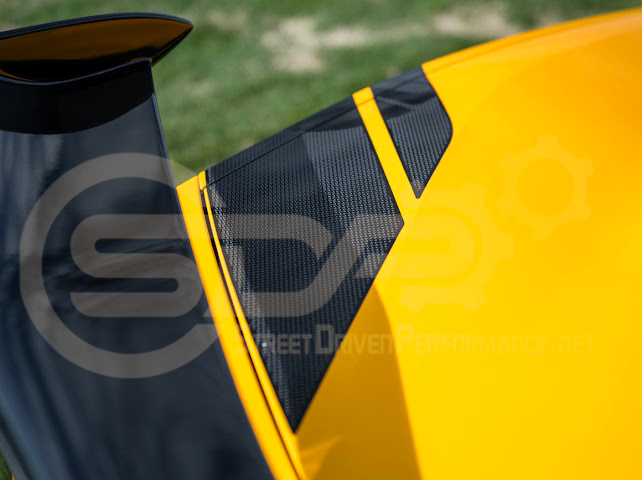 2020-UP CORVETTE C8 REAR FENDERS RACING STRIPES DECALS