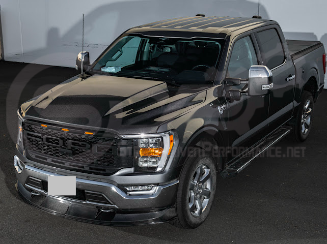 2021-Up Ford F-150 | SDP Performance CARBON FIBER 2Pcs Front Bumper Lip Splitter Ground Effects