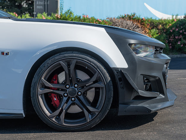 2016-2018 6th Gen Camaro - ZL1 1LE Replacement Front Bumper Cover Grille Lip Canard Pair For Camaro