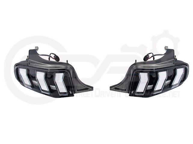 2010-2014 FORD MUSTANG | S650 EURO STYLE SEQUENTIAL SIGNAL LED REAR TAILLIGHTS PAIR
