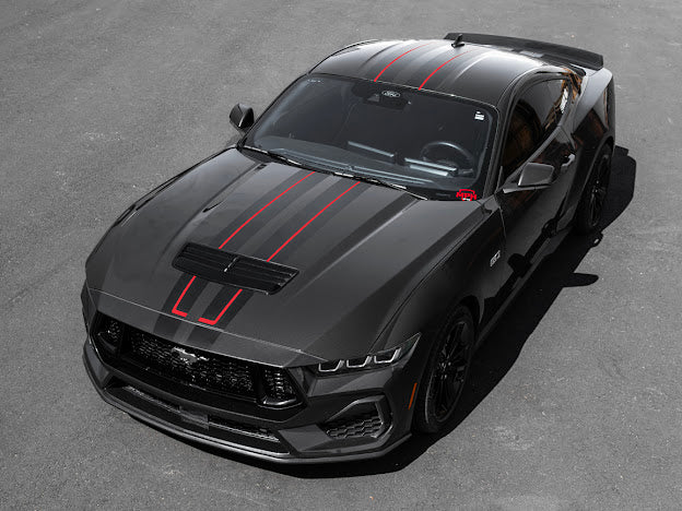 2024-UP FORD MUSTANG S650 | HOOD BODY STRIPE 3M DECALS
