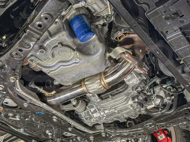 2023+ HONDA CIVIC FL5 TYPE R 2.0T & 2022+ ACURA INTEGRA TYPE S 2.0T EXHAUST FRONT PIPE