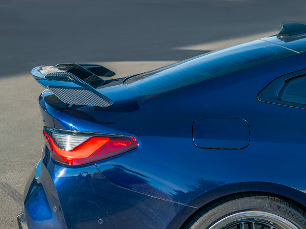 2021-UP BMW G82 / G83 M4 | HIGH KICK GT PACKAGE CARBON FIBER HIGH KICK REAR TRUNK SPOILER WING