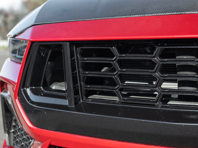2024+ FORD MUSTANG S650 | CARBON FIBER FRONT GRILLE INSERT REPLACEMENT UPPER & LOWER