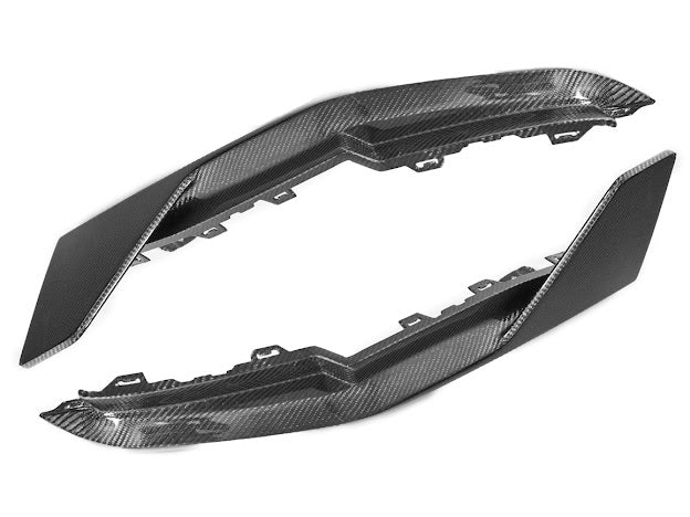 2021-Up BMW G82 / G83 M4 | M-Performance Style CARBON FIBER Rear Apron Lip Splitter Ground Effects (Pair)