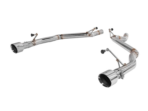 2024-Up Ford Mustang S650 | Muffler Delete Axle Back 3.5'' Dual Tips Exhaust