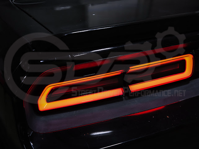 2008-2014 Dodge Challenger | Facelift Sequential Signal LED Smoke Rear Taillights Pair