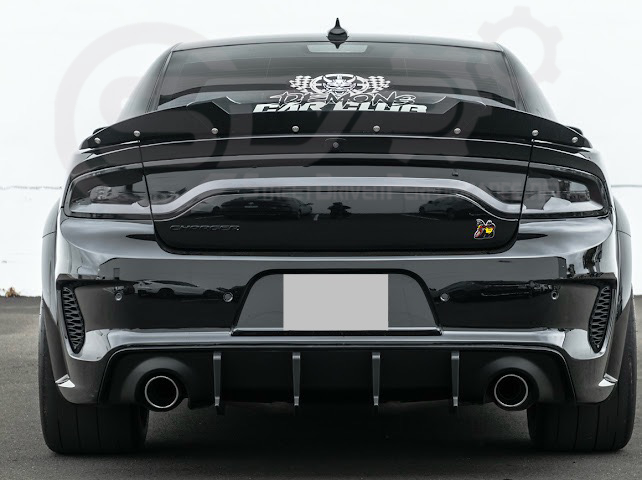 2020-UP DODGE CHARGER WIDEBODY | SRT PERFORMANCE TRACK STYLE REAR BUMPER DIFFUSER