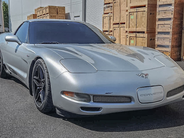 1997-2004 CHEVROLET CORVETTE C5 FRONT AND REAR EXTENDED SPLASH GUARDS / MUD FLAPS