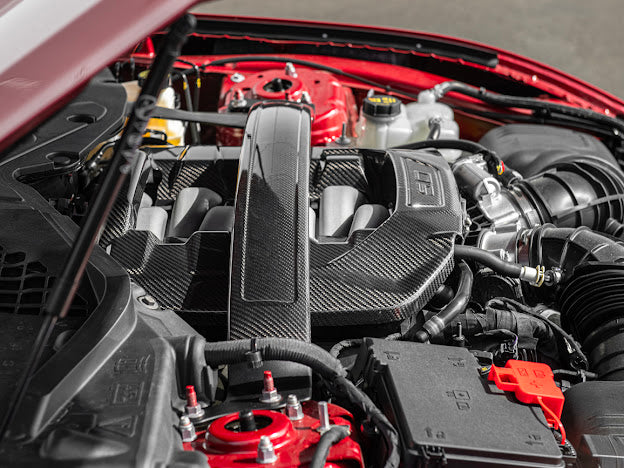 2024-Up Ford Mustang S650 | Dry CARBON FIBER Engine Strut Brace Balance Tower Bar