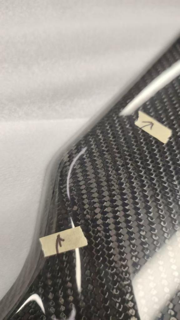 *BLEMISHED- DISCOUNTED* 2005-2013 C6 Corvette -CARBON FIBER  "ZR1 Style" Rear Trunk Lid Spoiler Wing- for all models