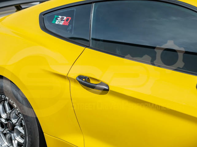 2015-2023 FORD MUSTANG S550 | CARBON FIBER OUTER DOOR HANDLE COVER SET PAIR