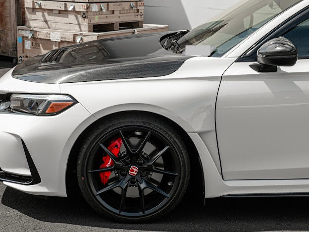 2023-Up Honda Civic FL5 Type-R | JDM Factory Style CARBON FIBER Front Vented Hood