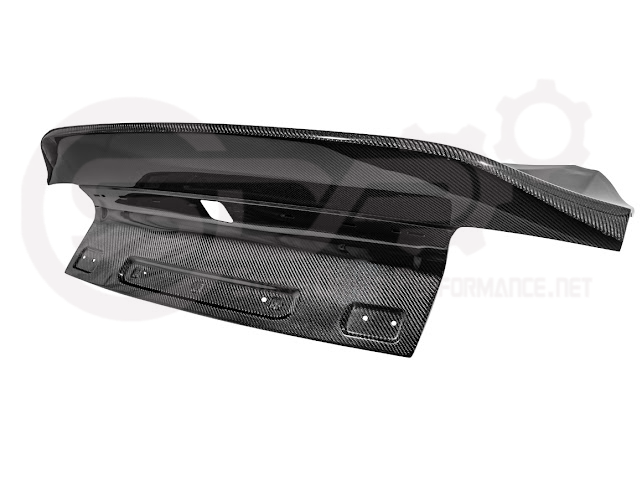 2015-2023 FORD MUSTANG | SUPER SNAKE STYLE REPLACEMENT REAR TRUNK LID WITH INTEGRATED SPOILER