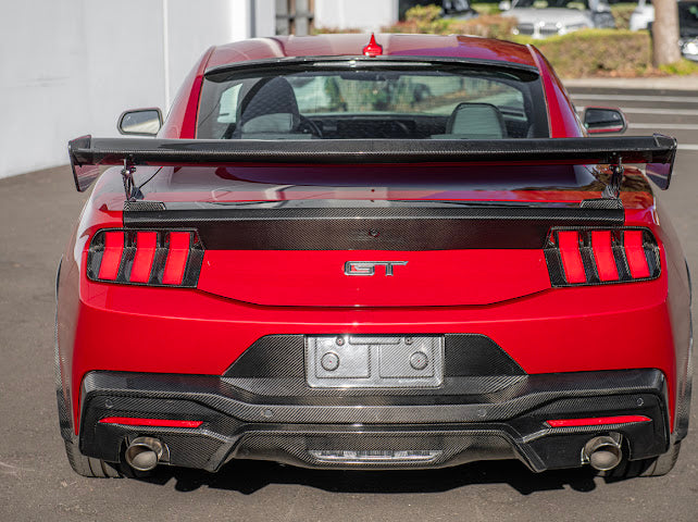 2024-UP MUSTANG S650 | CARBON FIBER GT500 REAR HIGH WING SPOILER