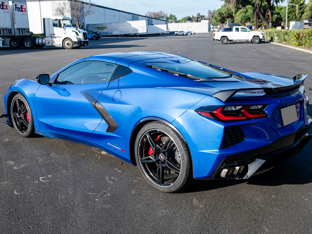 2020+ CHEVROLET CORVETTE C8 STINGRAY | Z06 PACKAGE SIDE SKIRTS ROCKER PANELS GROUND EFFECTS