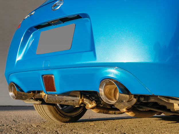 2009-PRESENT NISSAN 370Z Z34 STAINLESS STEEL AXLE BACK 4.5" DUAL TIPS EXHAUST