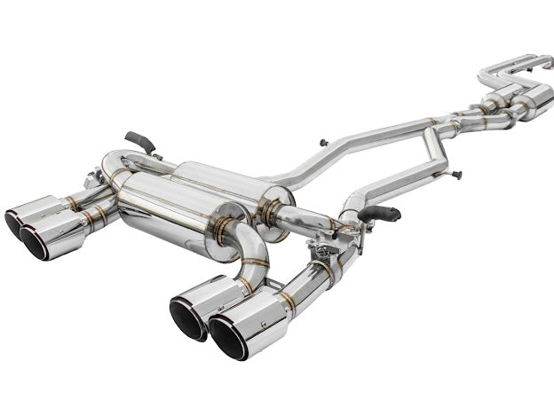 2014-2019 BMW F80 M3 & F82 / F83 M4 | MUFFLER AXLE BACK WITH RESONATED MID PIPE CAT BACK EXHAUST