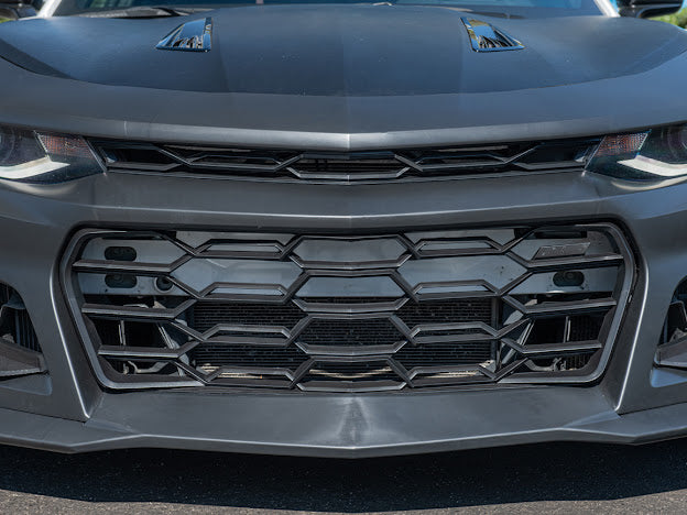 2016-2018 6th Gen Camaro - ZL1 1LE Replacement Front Bumper Cover Grille Lip Canard Pair For Camaro