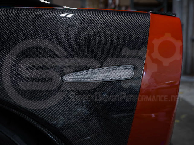 2005-2013 Chevrolet Corvette C6 | Amber Light LED Side Fender Markers Pair (Front and / or Rear) {Clear, Amber, Red, or Smoke Lenses}
