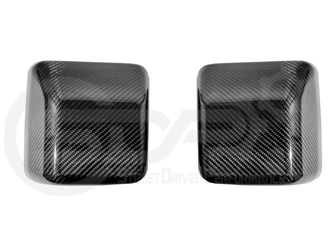 2018-UP JEEP WRANGLER GLADIATOR CARBON FIBER MIRROR CAP COVERS PAIR