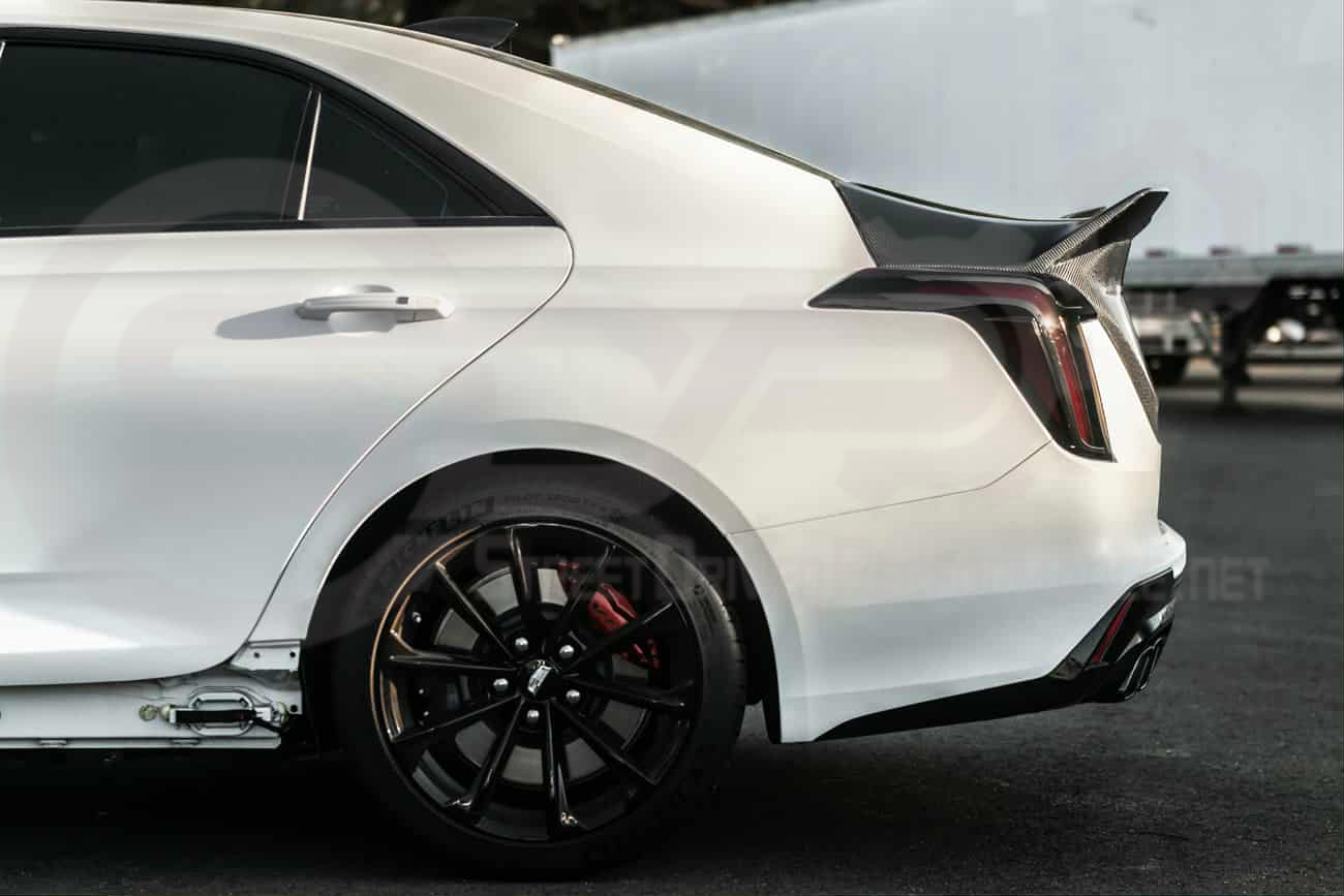 2020-UP CADILLAC CT4, CT4 V, AND CT4-V BLACKWING | BLACKWING STYLE REAR TRUNK LID WITH INTEGRATED SPOILER