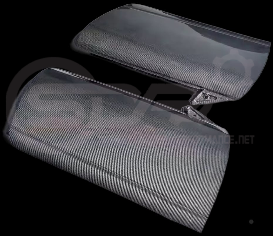 2011-2015 Cadillac CTS & CTS-V, V2 Coupe | Dry Carbon Fiber Driver and Passenger Doors Replacement (Left & Right) Pair