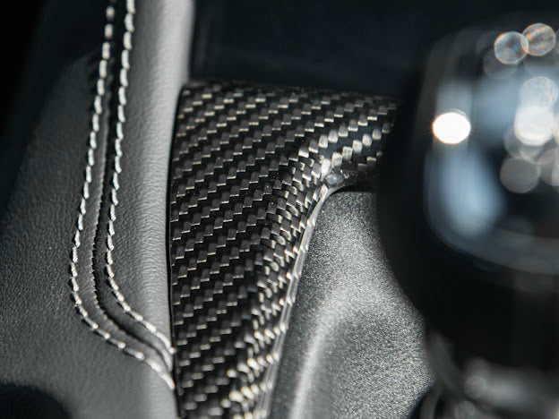 2024-Up Ford Mustang S650 | CARBON FIBER Interior Manual Gear Shift Panel Trim Cover