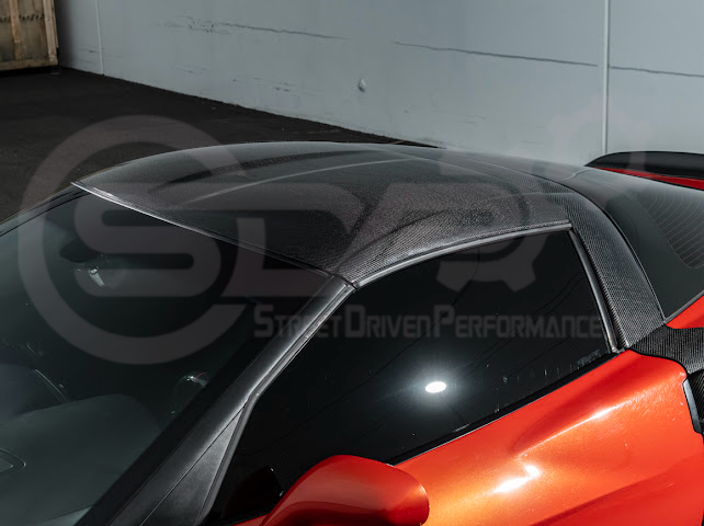 2005-2013 C6 Corvette - Carbon Fiber B-Pillar / Halo Cover