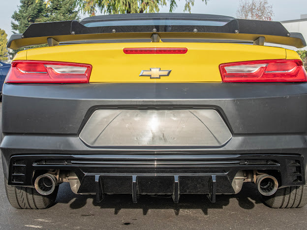2010-2013 5TH GEN CAMARO GM FLUSH MOUNT WING SMOKE TINTED WICKERBILL