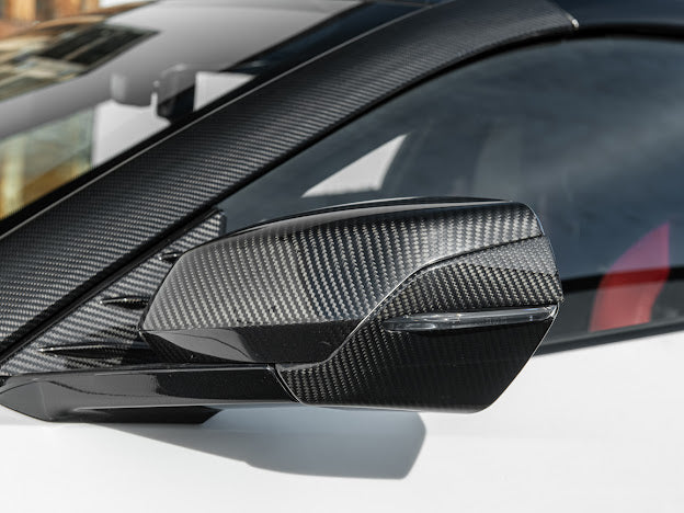 2020+ CORVETTE C8 CARBON FIBER REPLACEMENT MIRROR COVERS PAIR