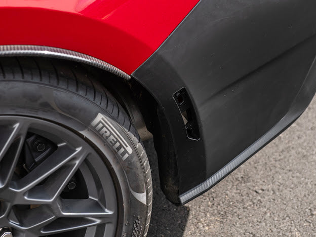 2024-Up Ford Mustang S650 | Factory Style PRIMED BLACK Rear Bumper Cover Replacement