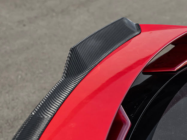 2024-Up Ford Mustang S650 | CARBON FIBER GT Performance Wing Rear Gurney Flap Spoiler *ADD-ON*