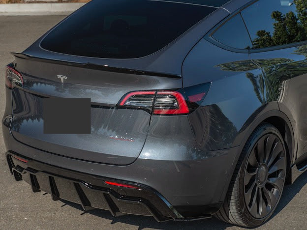 2020-UP TESLA MODEL Y PERFORMANCE REAR TRUNK LID SPOILER WING