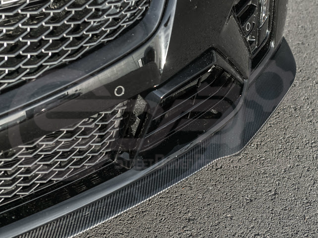 2022-PRESENT CADILLAC CT5-V BLACKWING SEDAN | FACTORY STYLE CARBON FIBER FRONT LIP SPLITTER GROUND EFFECTS