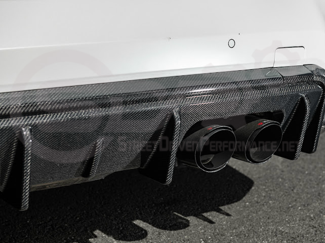 2021-PRESENT BMW G82/G83 M4 | 3D STYLE CARBON FIBER REPLACEMENT 3PCS REAR DIFFUSER APRON