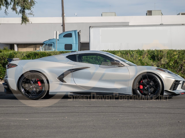 2020+ CHEVROLET CORVETTE C8 STINGRAY | Z06 PACKAGE SIDE SKIRTS ROCKER PANELS GROUND EFFECTS
