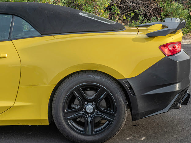 2010-2013 5TH GEN CAMARO GM FLUSH MOUNT WING SMOKE TINTED WICKERBILL