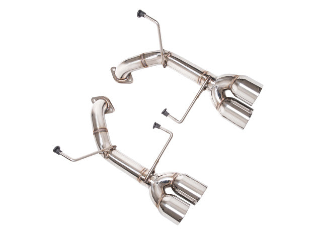 2011-2014 SUBARU IMPREZA WRX / STI | MUFFLER DELETE AXLE BACK QUAD EXHAUST (CHROME OR BURNT BLUE TIPS)