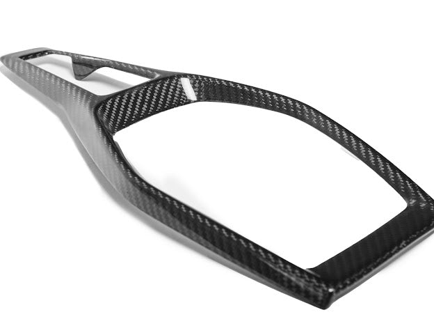 2016+ 6TH GEN CAMARO CARBON FIBER CENTER CONSOLE GEAR SHIFT PANEL COVER