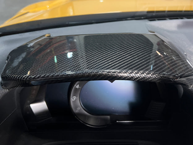 2020-up Toyota GR Supra A90 A91 |Factory Style Carbon Fiber Dashboard Instrument Panel Cover