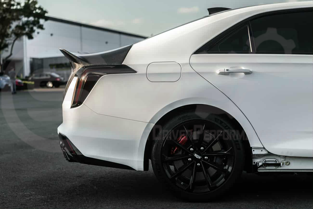 2020-UP CADILLAC CT4, CT4 V, AND CT4-V BLACKWING | BLACKWING STYLE REAR TRUNK LID WITH INTEGRATED SPOILER