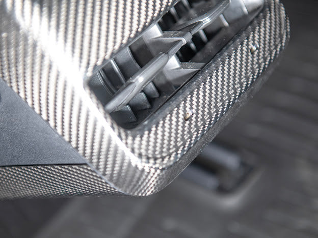 2020-UP TESLA MODEL 3 & Y CARBON FIBER INTERIOR REAR AIR OUTLET COVER