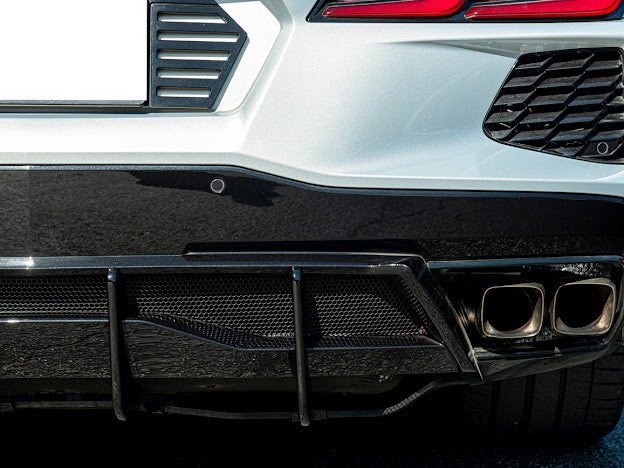 2020+ CORVETTE C8 Z51 REAR LOWER DIFFUSER FINS *ADD-ON*