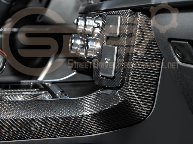 2021-UP FORD F-150 | FACTORY STYLE CARBON FIBER CENTER CONSOLE SIDE PANELS TRIM COVER PAIR