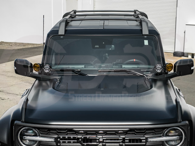 2021-UP FORD BRONCO CARBON FIBER MIRROR CAP COVER PAIR